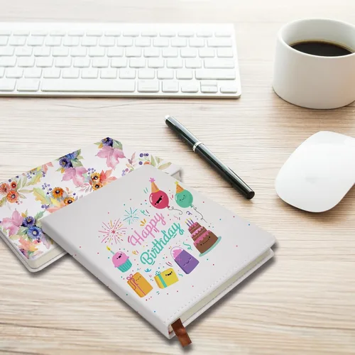 Miniatura 5 de 4 piezas de cuaderno en blanco para sublimación A6 de 190 páginas, cuaderno de sublimación en blanco, cuadernos de sublimación para suministros