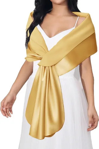 Aukmla Chales y envolturas para bodas, vestidos de noche, capa de novia, fiesta, graduación, bufanda, salida de baño para mujeres y novias