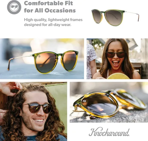 Miniatura 6 de Knockaround Mary Janes Polarized Sunglasses for Men & Women - Impact Resistant Lenses & Full UV400 Protection