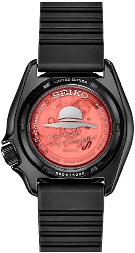 Miniatura 2 de SEIKO 5 Sports - Reloj automático de una pieza para hombre Monkey D Luffy edición limitada SRPH65