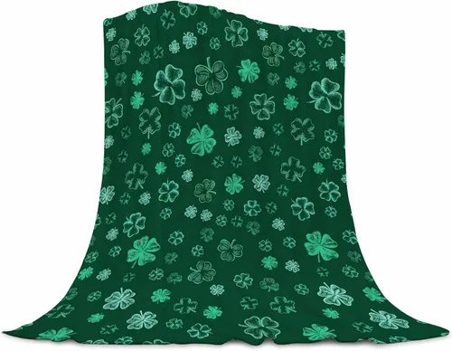 Miniatura 9 de Manta de conejo de Pascua súper suave de franela con elemento de Pascua, linda cola de conejo, huevos coloridos, árbol verde azulado, manta cálida