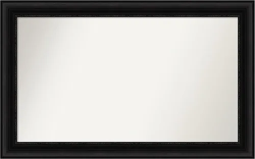 Miniatura 624 de Amanti Art Espejo personalizado, espejo de baño negro puente, espejo de pared o espejo de tocador de baño sobre el fregadero (26 x 26 pulgadas)