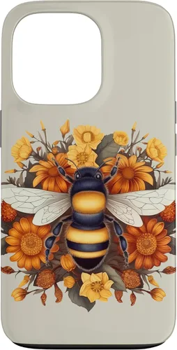 Miniatura 10 de iPhone 16 Boho Flower Bee Honey Beekeeper Daisy Sunflower Bee Case