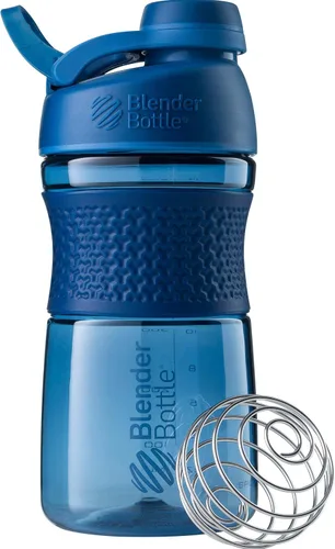 Miniatura 14 de BlenderBottle SportMixer Botella mezcladora perfecta para batidos de proteínas y pre entrenamiento, 20 onzas, color ciruela