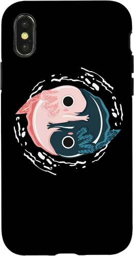 Miniatura 4 de iPhone 15 Yin Yang Axolotl Zen Meditation Axolotls Yoga Mindfulness Case