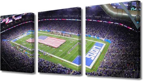 Miniatura 79 de Lienzo grande para pared, cuadro de fútbol americano Paul Brown, arte de pared para decoración de pared del hogar, pósteres de estadio deportivo
