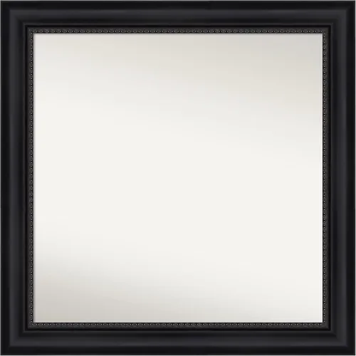Miniatura 340 de Amanti Art Espejo personalizado, espejo de baño negro Astor, espejo de pared o espejo de tocador de baño sobre el fregadero (25 x 25 pulgadas)