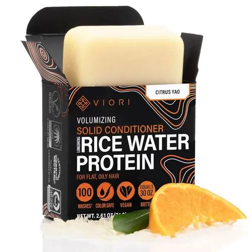Miniatura 11 de Barra de acondicionador Viori Native Essence hecha con agua de arroz - Acondicionador orgánico natural totalmente artesanal