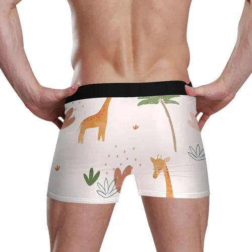 Miniatura 6 de CHIFIGNO Mimosa Bamboo Fiber and Spandex Boxer Shorts, Soft and Breathable, S