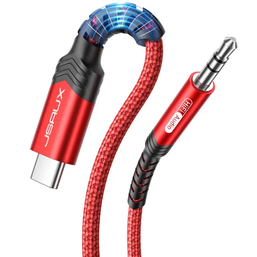 Miniatura 9 de JSAUX - Cable USB C a conector de audio auxiliar de 3,5 mm para iPhone 17 Pro Max/Air [1 m], cable tipo C a auriculares de 3,5 mm para coche estéreo