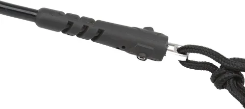 Miniatura 3 de Correa de muñeca ajustable para tabla de surf, bíceps en espiral, con tapón, color negro