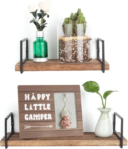 Miniatura 5 de FONDCANYON Marco de fotos Happy Little Camper, marcos de fotos decorativos para baby shower, regalos de cumpleaños para bebés, niñas y niños