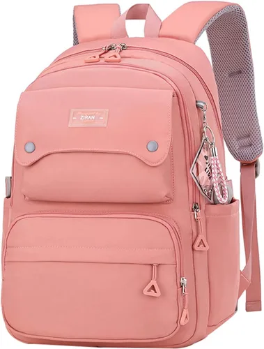 Miniatura 10 de JiaYou Mochila Casual para Adolescentes, Niñas, Mochila para la Escuela Secundaria, Mochila Diaria, para Mujeres, Bolsa de Viaje para Portátil, 1#
