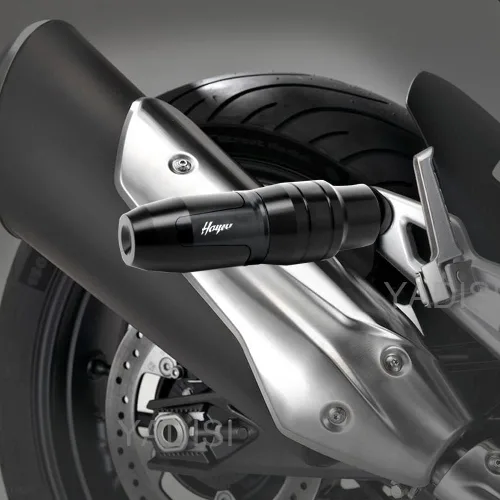 Miniatura 5 de Para SUZUKI HAYABUSA GSX1300R GSXR1300 motocicleta CNC marco aluminio Crash Pad Escape Slider Crash Protector deslizante con logotipo