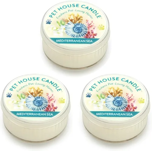 Miniatura 7 de Pet House - Mini velas para olor de mascotas, a base de plantas, velas perfumadas aptas para perros y gatos, té verde lavanda, paquete de 3
