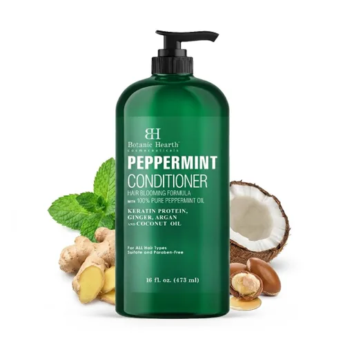 Miniatura 12 de Botanic Hearth Acondicionador de biotina con aceite de jengibre y queratina, para el crecimiento del cabello, con extracto de cúrcuma, aceite