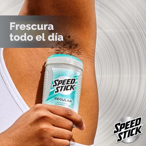 Miniatura 5 de Speed Stick - Desodorante para hombres, Regular 3 onzas, paquete de 4