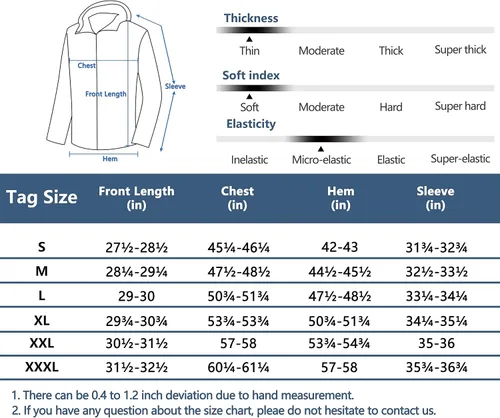 Miniatura 7 de Mapamyumco Men's Windbreaker Lightweight, Windproof Hooded Golf Jacket, Stretch Water-Resistant