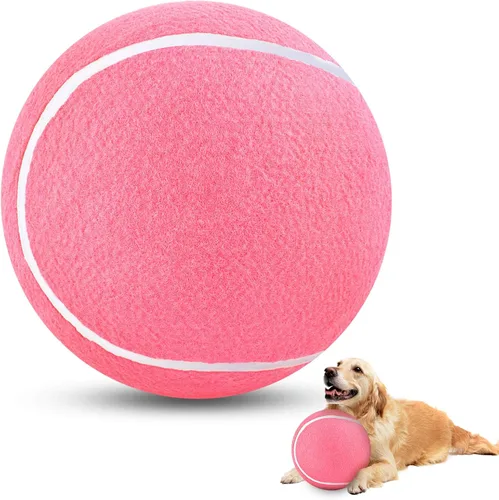 Miniatura 9 de HETOO Pelotas de Tenis Gigantes para Perros: Juguetes para Perros Grandes de 9.5 Pulgadas - Pelotas de Juguetes para Perros de Pastoreo al Aire