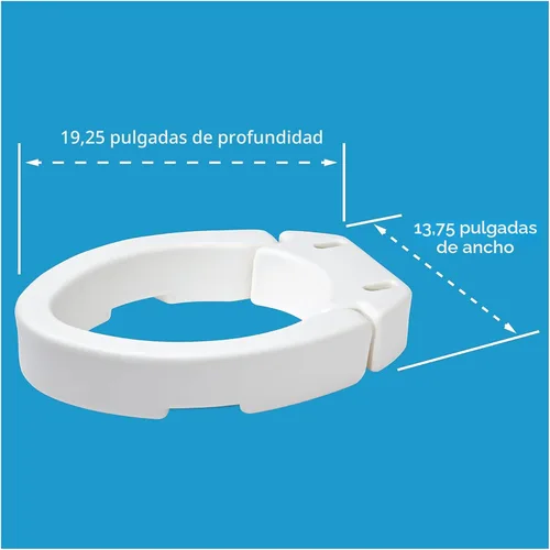 Miniatura 6 de Asiento elevador para inodoro, de Carex Health Brands