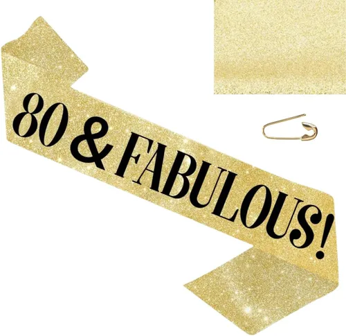 Miniatura 12 de Banda de cumpleaños número 50 – Banda de cumpleaños «50 & Fabulous» – Banda de cumpleaños 50 para mujer – Banda de cumpleaños 50 para hombres