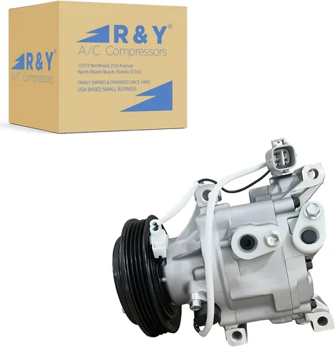 RYC Nuevo compresor de aire acondicionado automotriz y embrague de A/C IH359 (se adapta a Toyota Prius 1.5L 2001, 2002, 2003)