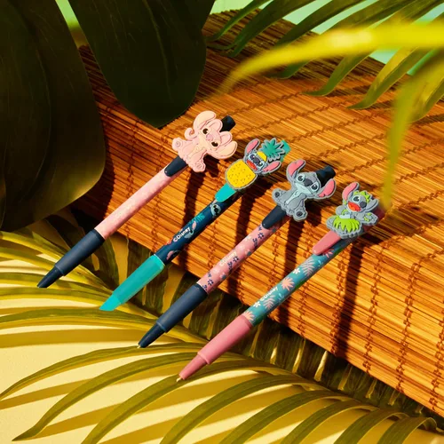 Miniatura 4 de Disney Bolígrafos 4 bonitos bolígrafos con adorables puntadas, bonitos bolígrafos para diario, dibujo o trabajo escolar, bonitos bolígrafos