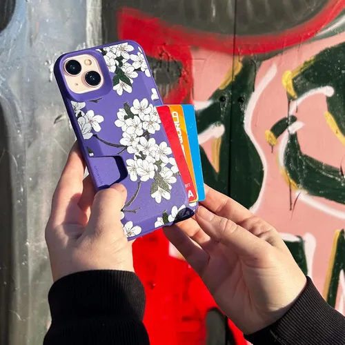 Miniatura 8 de Smartish® Funda tipo cartera para iPhone 15 – Wallet Slayer Vol. 1 [delgada + protectora] Tarjetero de crédito – Funda oculta para tarjeta