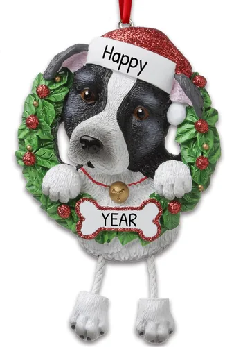 Miniatura 17 de Adornos de Navidad personalizados para perros de Elfos 2024 – Corona Shih Tzu para la primera Navidad de los amantes de los perros
