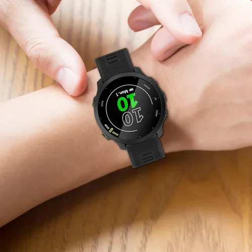 Miniatura 6 de Compatible con Garmin Forerunner 158/Forerunner 55, 0.787 in de ancho, correa de silicona de repuesto para Garmin Forerunner 158/Forerunner
