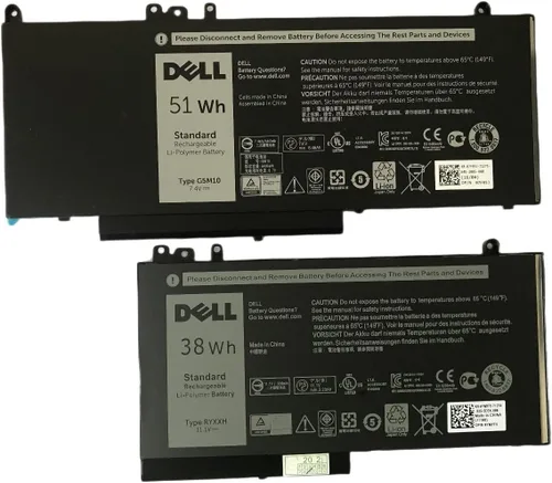 Miniatura 3 de DELL G5M10 - Batería para portátil de 7,4 V y 51 Wh para Dell Latitude 5450 5550 E5450 E5550 Series Laptops Alternante Número de pieza: G5M10 8V5GX