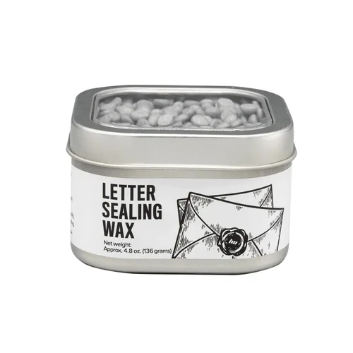 Cera de sellado de letras, cuentas de sello de cera se adhiere al papel, metal, plástico y vidrio para manualidades, invitaciones y proyectos de