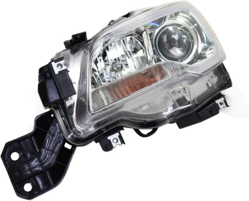 Miniatura 5 de Para Subaru Legacy 2015 2016 2017 Conjunto de faros delanteros lado del conductor Certificado CAPA Halógeno Compuesto Bisel cromado Lente