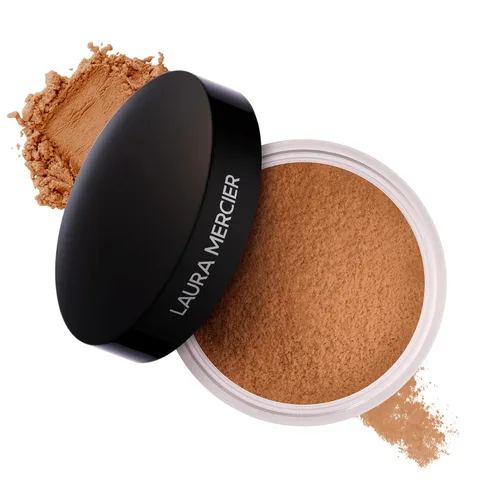 Miniatura 11 de Laura Mercier Polvo de ajuste suelto translúcido, control de brillo las 24 horas, acabado mate suave, impregnado con vitaminas C+ E, uso duradero