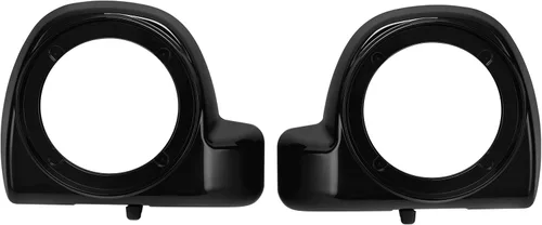 Miniatura 10 de TCMT Cajas de altavoces de carenado inferior de 6.5 pulgadas, color negro mezclilla para Harley Touring CVO Street Glide Road Glide Electra Glide