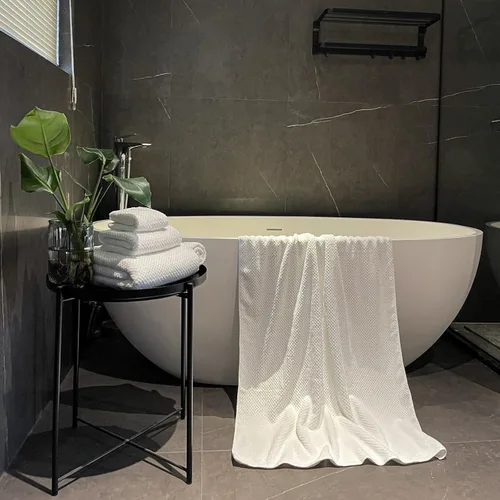 Miniatura 2 de Toallas de Baño de Gran Tamaño Extra Grandes de 40x80 Pulgadas Sábanas de Baño para Adultos Súper Suaves de Secado Rápido Altamente Absorbentes