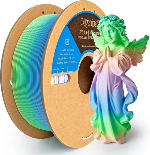 Miniatura 22 de Filamento de seda PLA para impresora 3D Filamento de seda PLA de triple color 1.75mm Filamento para impresión 3D Compatible con la mayoría de Tri