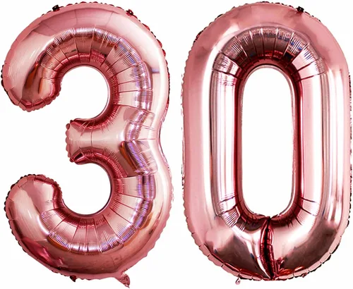 Miniatura 76 de Goer, conjunto de globos de papel aluminio para decoraciones de cumpleaños, globos de las letras de feliz cumpleaños y de números Oro