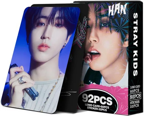 Miniatura 10 de KPOPBP Stray Kids Fotocards 60 PCS SKZ Rock Star Álbum Tarjetas de Fotos con 32 PCS Calcomanías Regalo Kpop Tarjetas Lomo Mercancía para Niños
