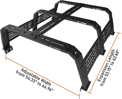 Miniatura 8 de u-Box Soporte de escalera de camión de 18.8 pulgadas de alto para camioneta, compatible con camionetas Ford F-150 y Raptor y Dodge Ram 1500