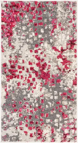 Miniatura 30 de SAFAVIEH colección Monaco MNC225E - Alfombra boho chic con diseño abstracto de acuarela, no suelta pelusa, para sala, habitación, comedor, oficina