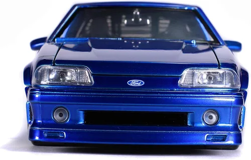 Miniatura 2 de Jada Toys Bigtime Muscle 1:24 1989 Ford Mustang GT Die-cast Car Azul, Juguetes para niños y adultos