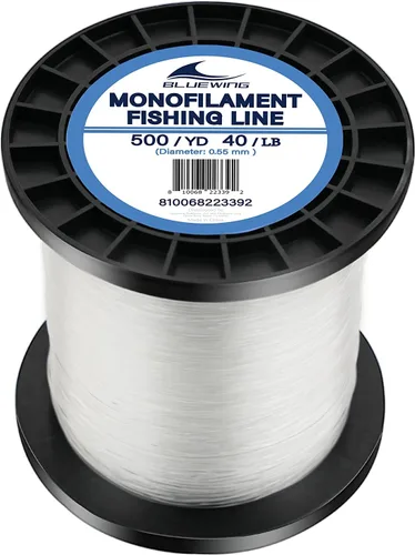 Miniatura 45 de BLUEWING Sedal de pesca monofilamento 6,8,10,12,15,20,25,30,40,50,60,80,100,130,250,300,400 libras, 50,100,500,1000,3000 yardas, hilo de pescar mono