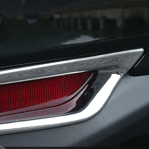 Miniatura 5 de Xotic Tech - Kit combinado de luces antiniebla y luz trasera para parabrisas, marco de bisel de párpado, cromado, compatible con Toyota Camry