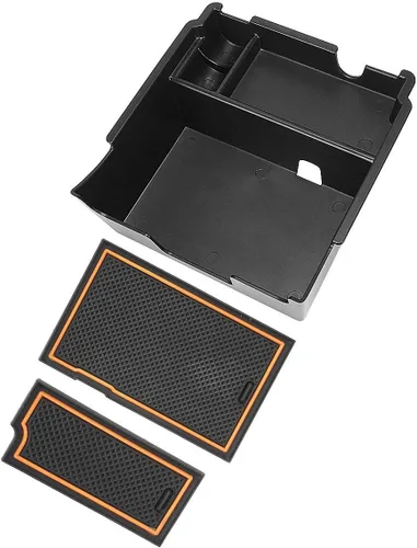 Miniatura 7 de auovo Kit de alfombrillas y bandejas para Subaru Crosstrek e Impreza Accesorios 2018-2023 Portavasos, Insertos y bandeja organizadora de consola