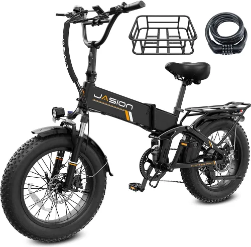 Miniatura 19 de Jasion X Hunter PRO/ST Electric Bike for Adults,1800/1400W Peak 20''Fat Tire Foldable E Bikes,Folding Ebike Up to 80/70 Miles Range 30 MPH,720/624WH