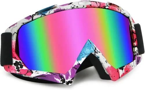 Miniatura 17 de Gafas de motocross - Gafas para motocicleta de tierra para hombres, mujeres y jóvenes - MX para todoterreno, conducción en pistas y carreras