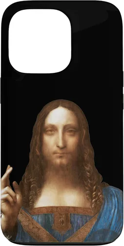Miniatura 10 de Funda para iPhone 12 Pro Max Leonardo da Vinci - Salvator Mundi (salvador del mundo)