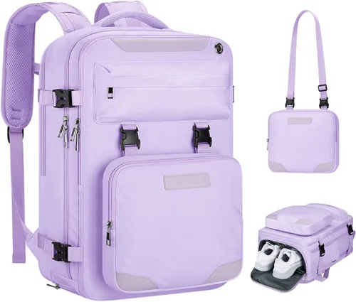 Miniatura 13 de Maelstrom Mochila de viaje para mujeres y hombres, mochila impermeable para laptop de 17 pulgadas, regalo para mochila de trabajo escolar con bolsa