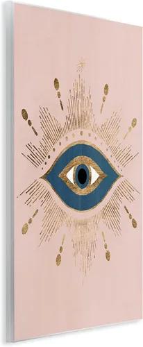 Miniatura 2 de Stupell Industries Grace Popp - Placa artística de pared «Evil Eye Glam», 10 x 15 pulgadas, fácil de colgar y resistente, fabricada en Estados Unidos